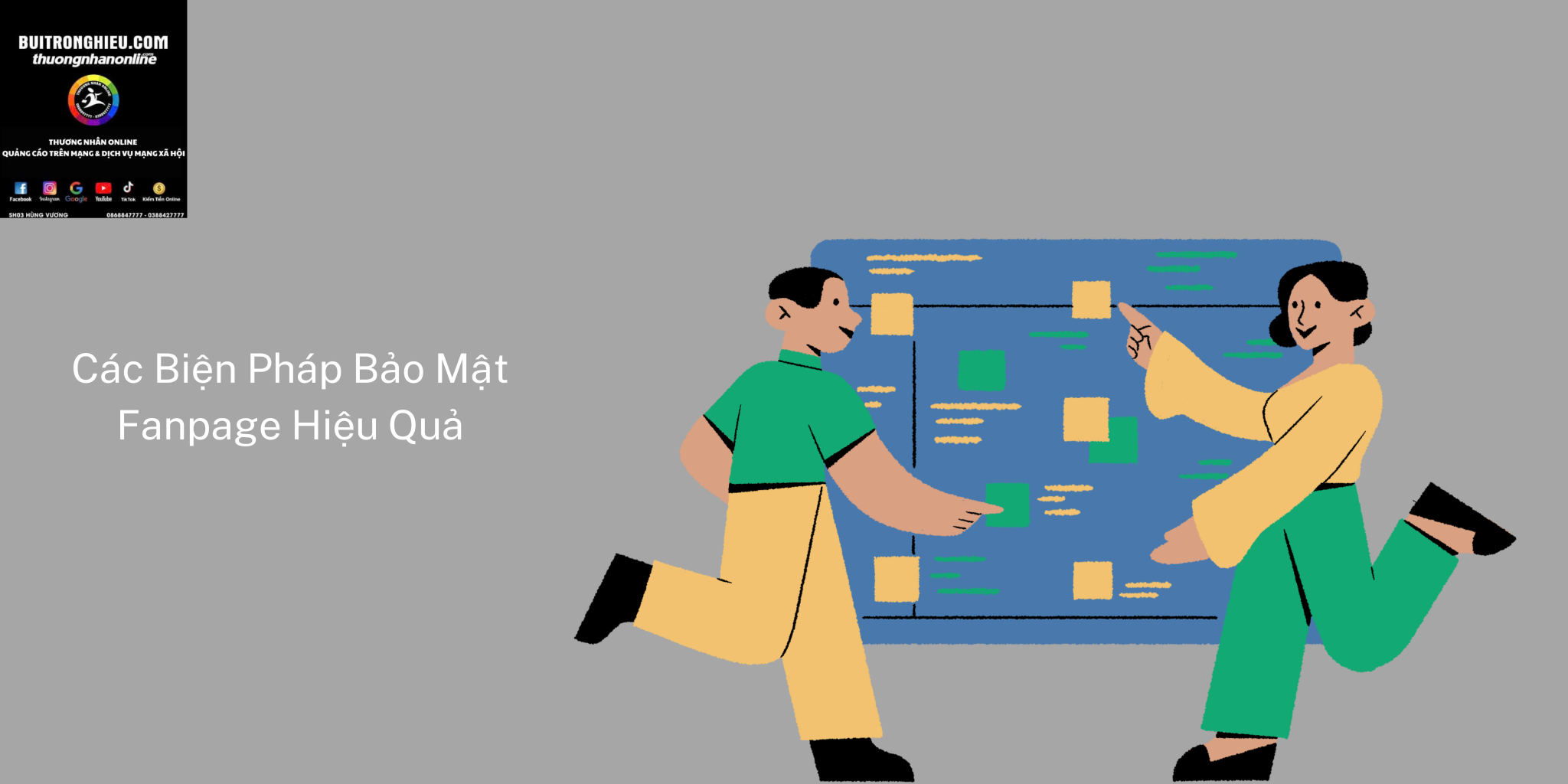 bảo mật fanpage facebook hiệu quả