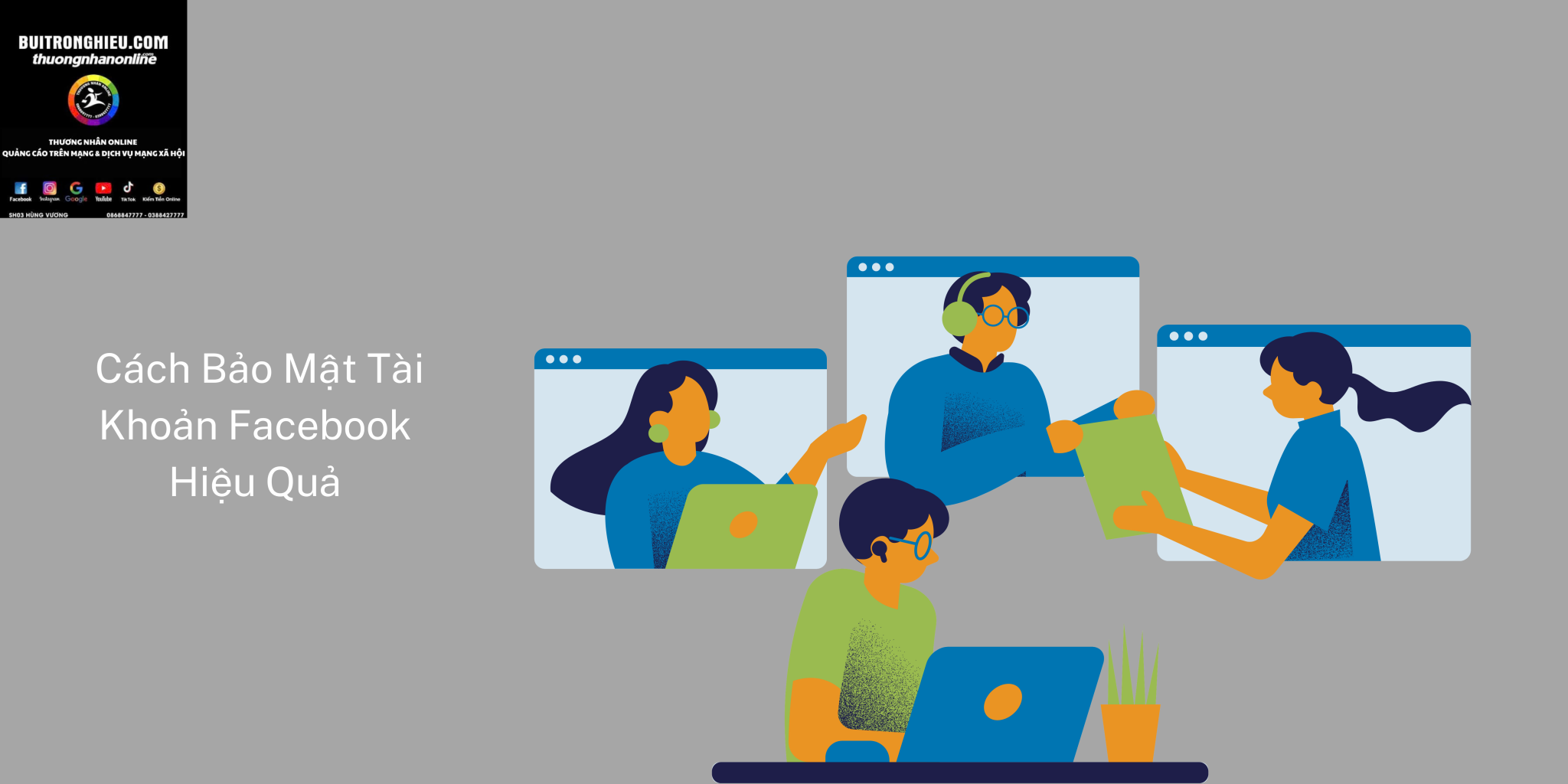 cách bảo mật tài khoản facebook