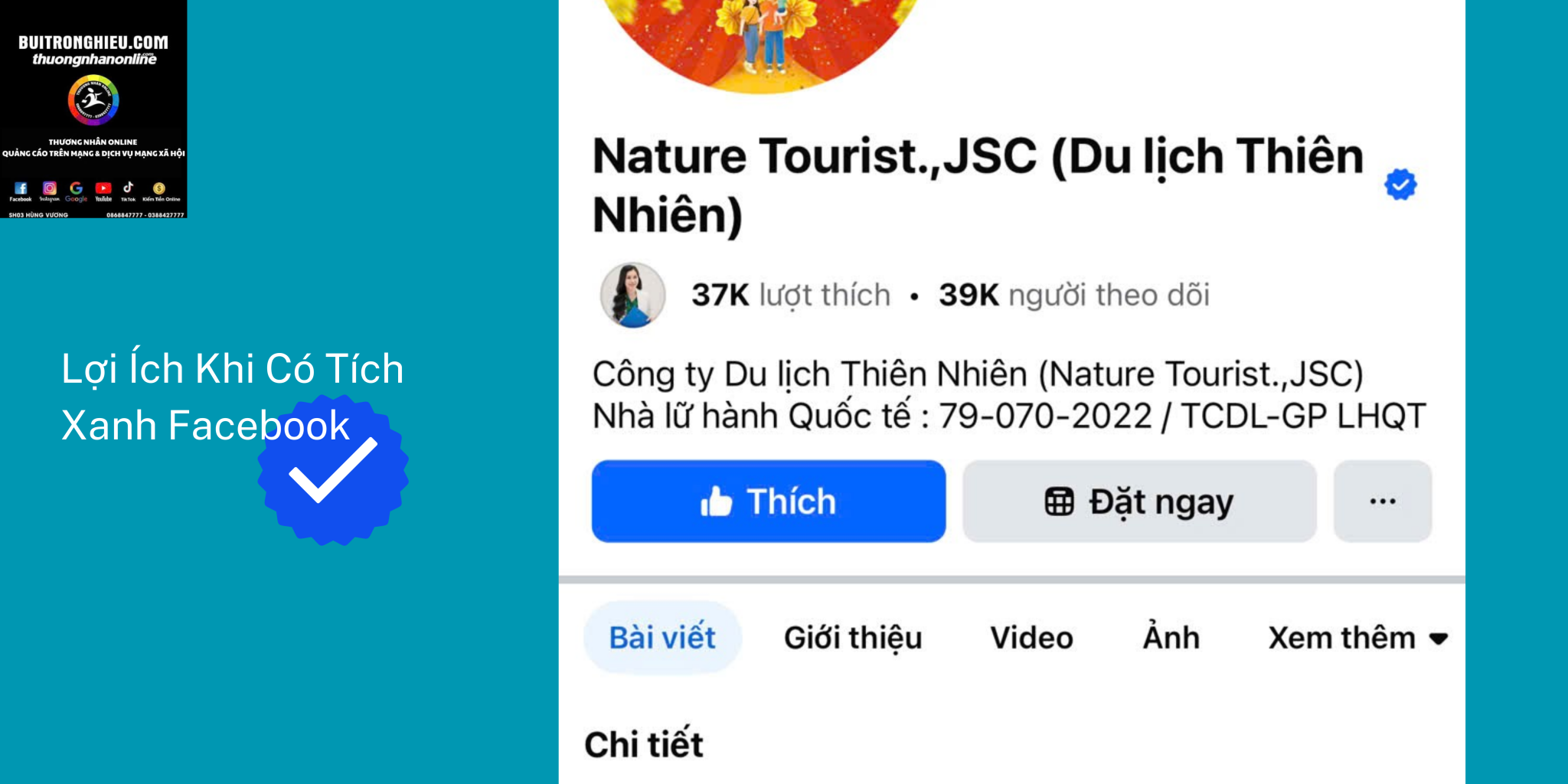 dịch vụ tích xanh fb