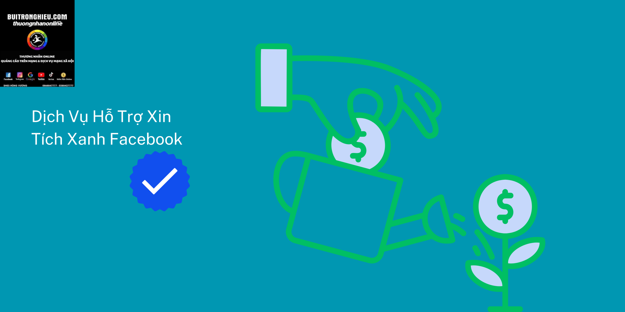 hỗ trợ xin tích xanh facebook