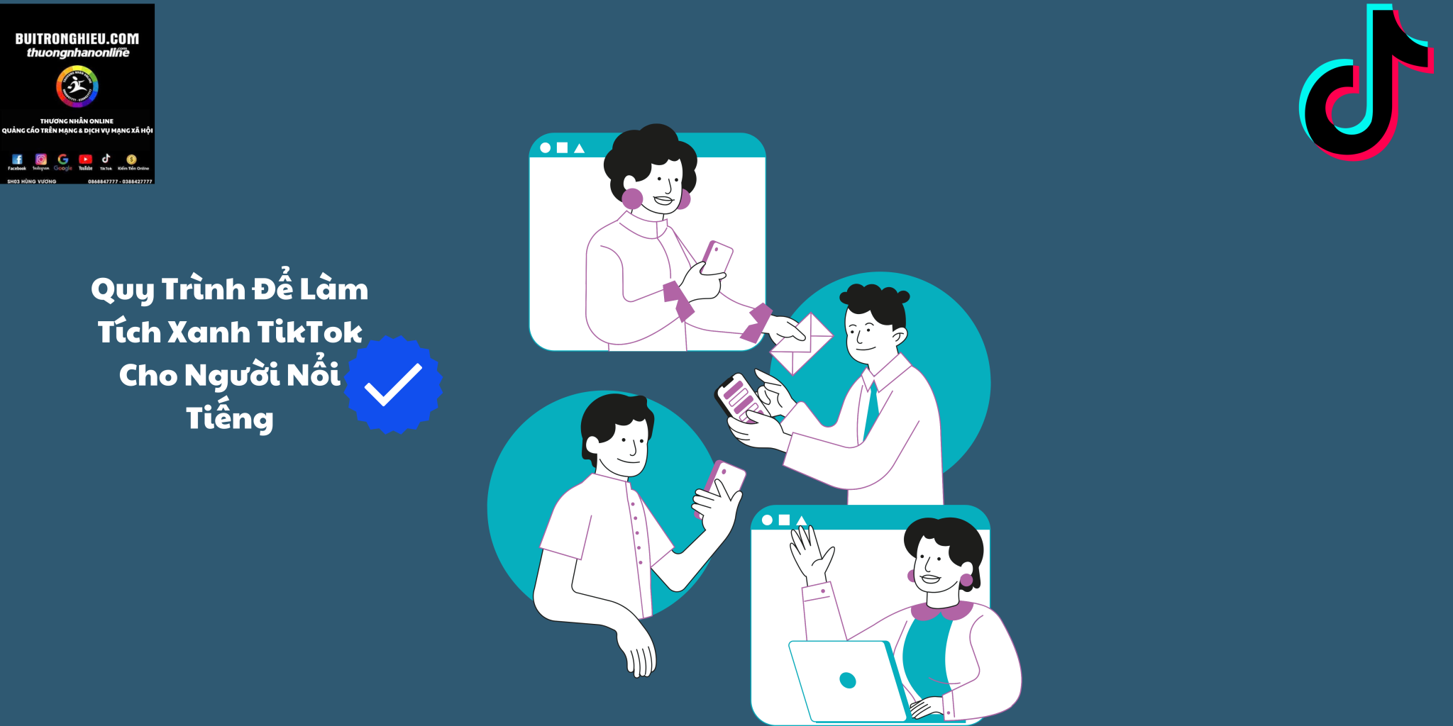 làm tích xanh tiktok cho người nổi tiếng