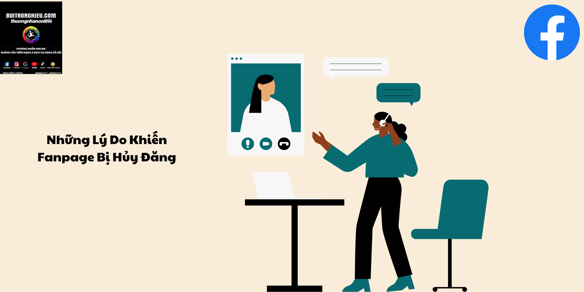 fanpage fb hủy đăng