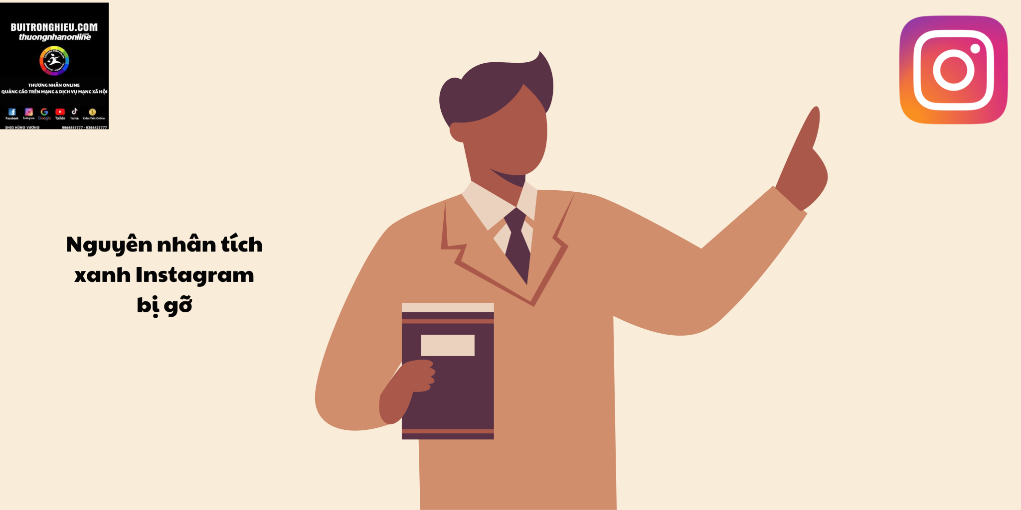 tích xanh instagram bị gỡ