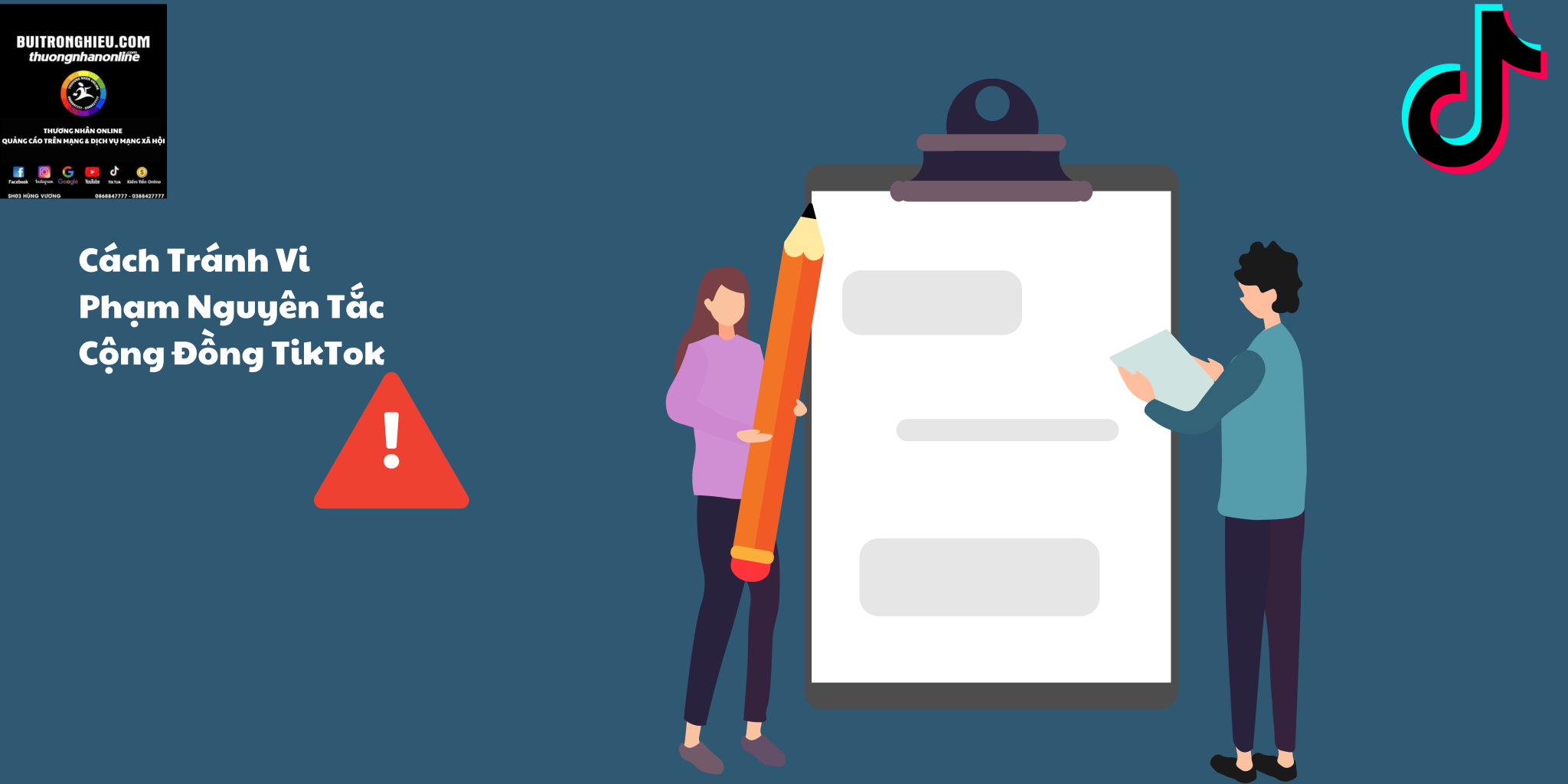phòng tránh tài khoản tiktok bị vi phạm nguyên tắc cộng đồng