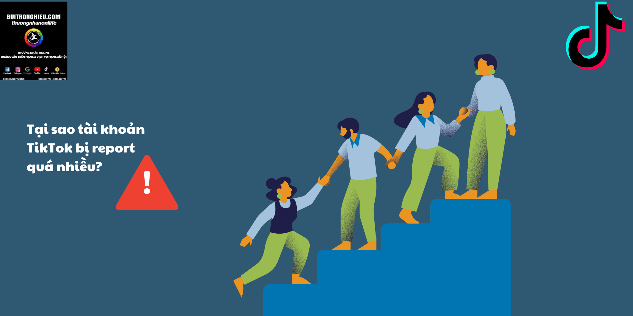 nguyên nhân tài khoản tiktok bị report