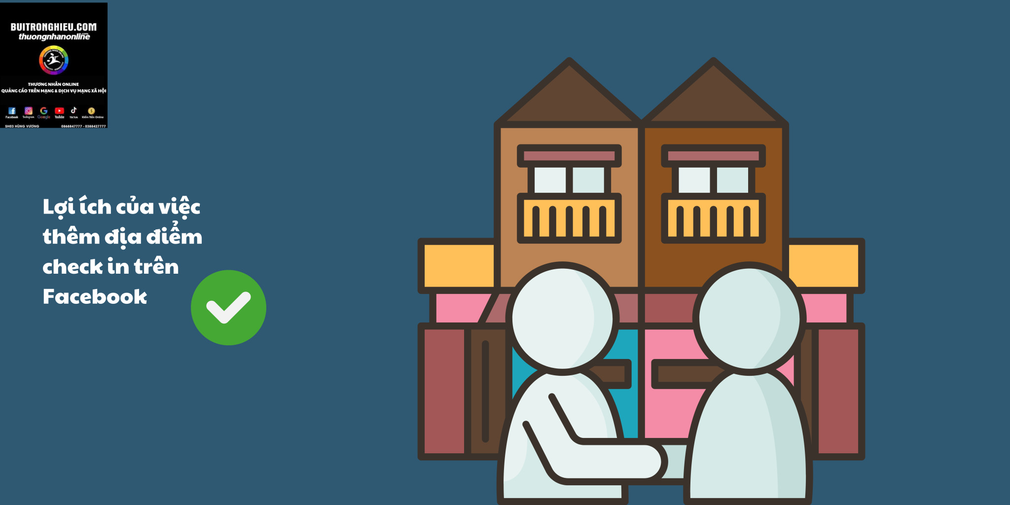 địa điểm check in trên Facebook