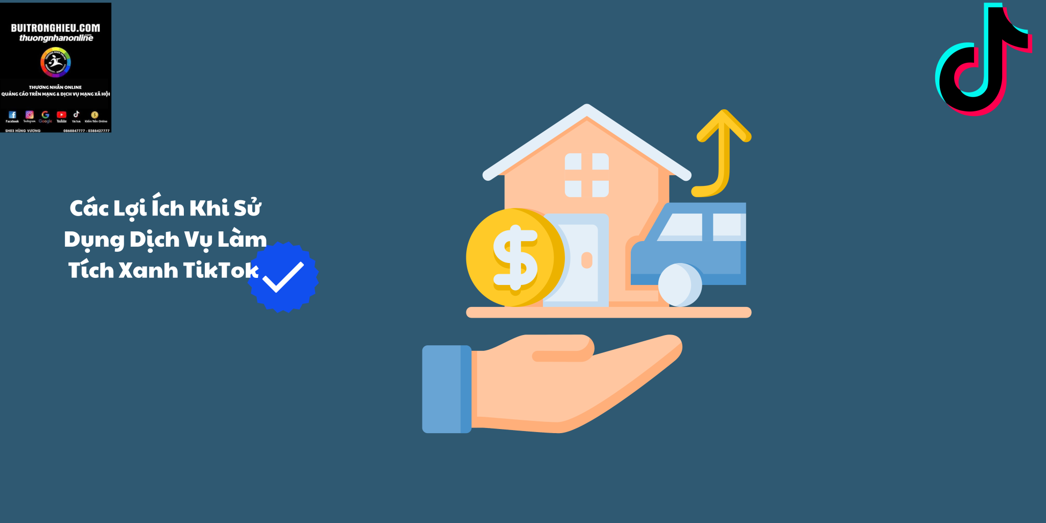 dịch vụ làm tích xanh tiktok uy tín