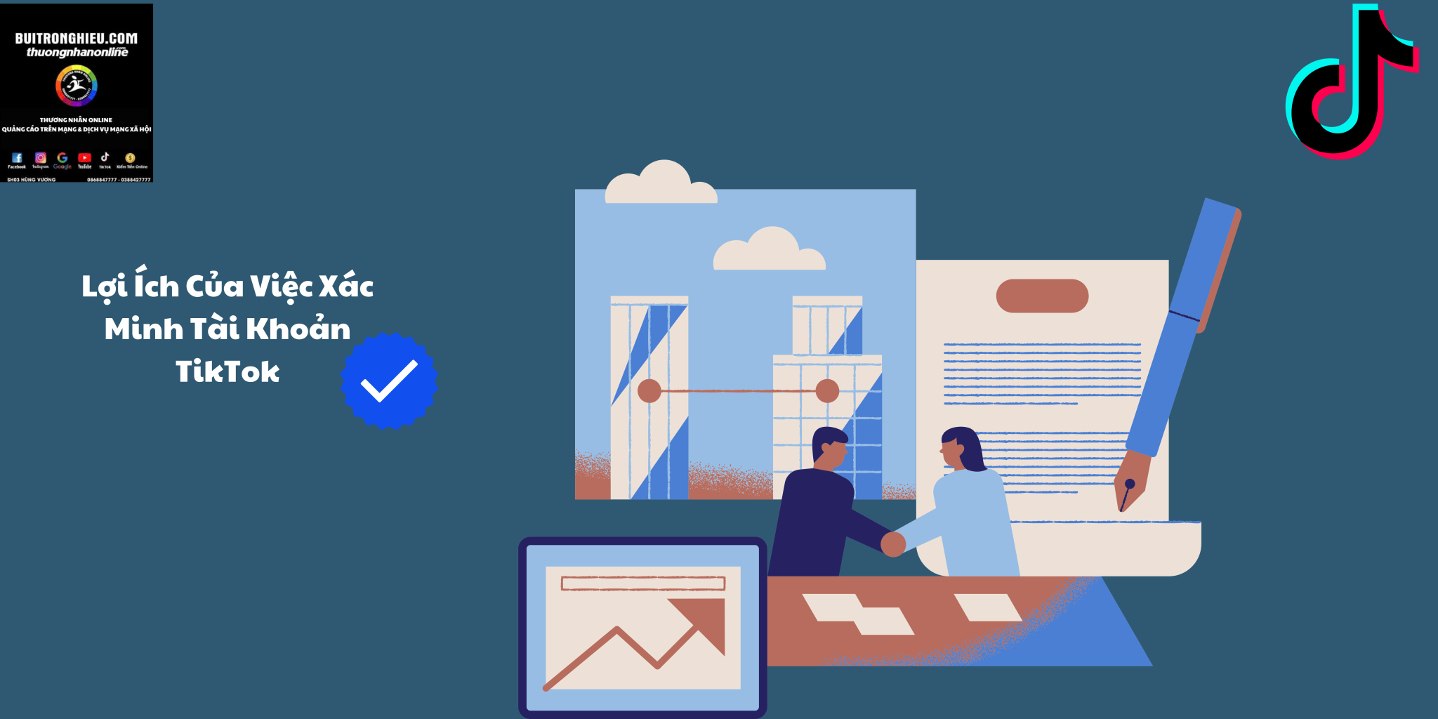 xác minh tài khoản tiktok