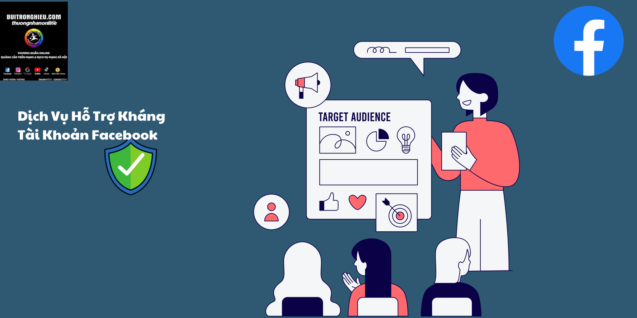 dịch vụ hỗ trợ kháng tài khoản fb