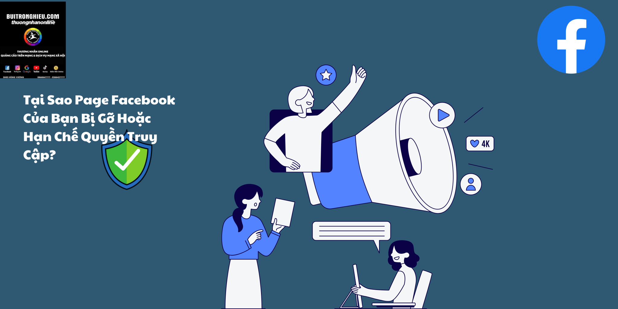 hỗ trợ kháng page facebook hiệu quả