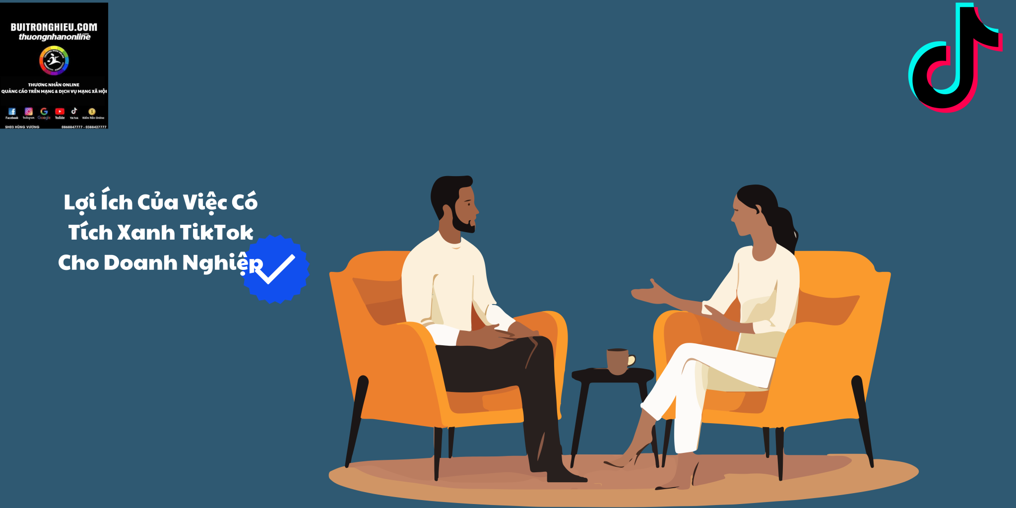 dịch vụ cấp tích xanh TikTok cho doanh nghiệp