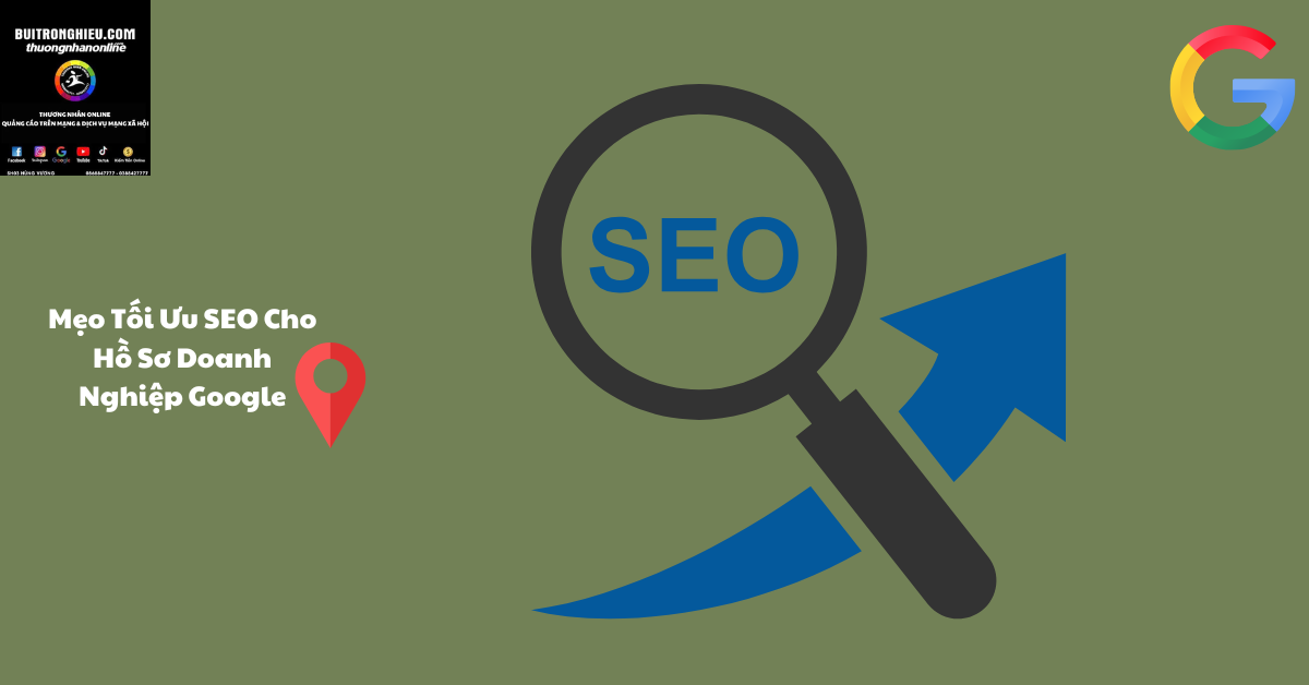 tối seo cho hồ sơ doanh nghiệp google