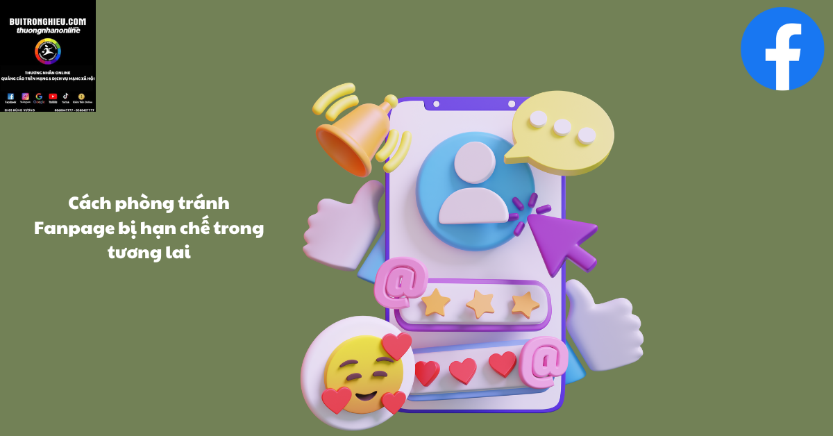 Fanpage bị hạn chế