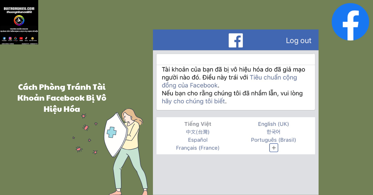 nguyên nhân tài khoản facebook bị vô hiệu hóa
