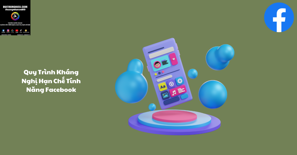 kháng nghị hạn chế tính năng Facebook