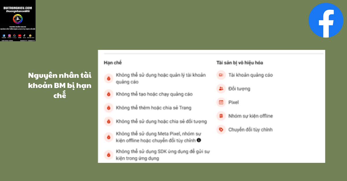 cách kháng nghị tài khoản BM bị hạn chế