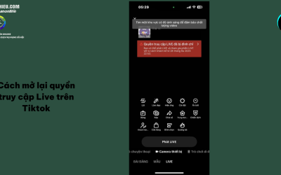 Cách mở lại quyền truy cập Live trên TikTok