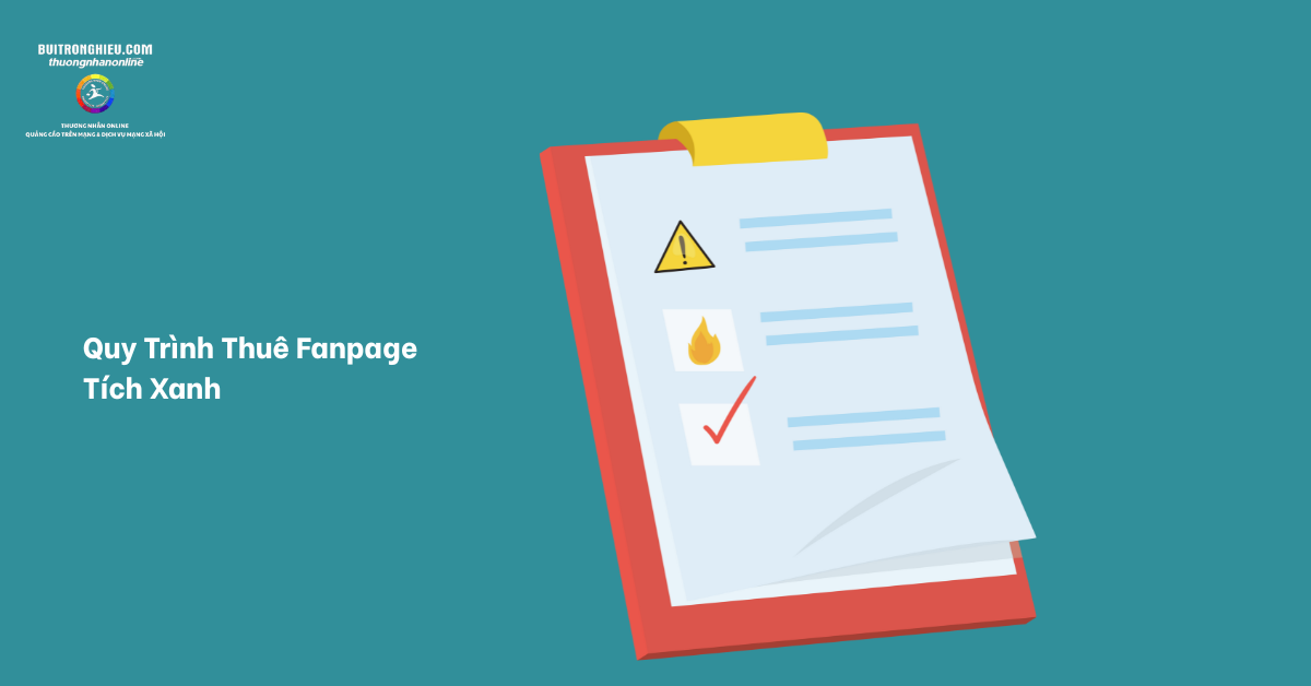 dịch vụ cho thuê fanpage tích xanh