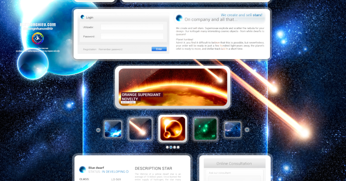 dịch vụ làm website tỏ tình