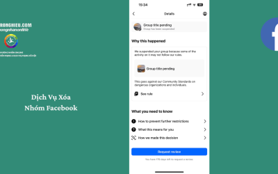 Dịch Vụ Xóa Nhóm Facebook Nhanh Chóng – Uy Tín – Bảo Mật