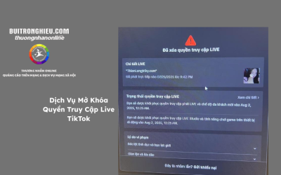 Dịch Vụ Mở Khóa Quyền Truy Cập Live TikTok Uy Tín