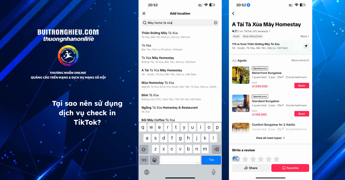 dịch vụ check in tiktok uy tín
