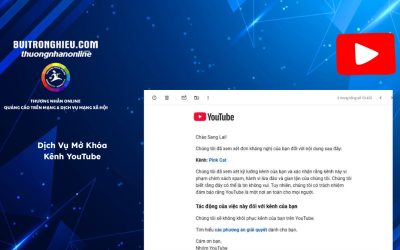 Dịch Vụ Mở Khóa Kênh YouTube Uy Tín – Khôi Phục Kênh Nhanh Chóng