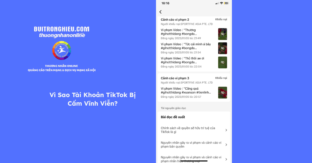 dịch vụ mở khóa tài khoản tiktok bị cấm vĩnh viễn an toàn