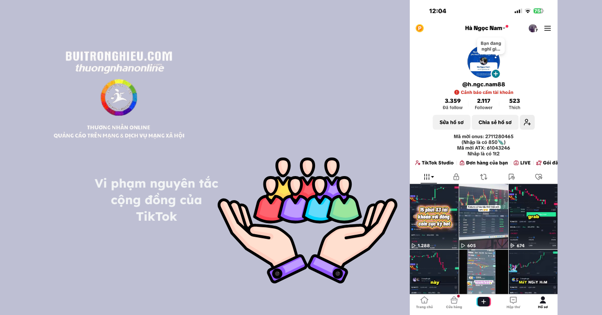 nguyên nhân tài khoản tiktok bị cấm, bị đình chỉ mới nhất