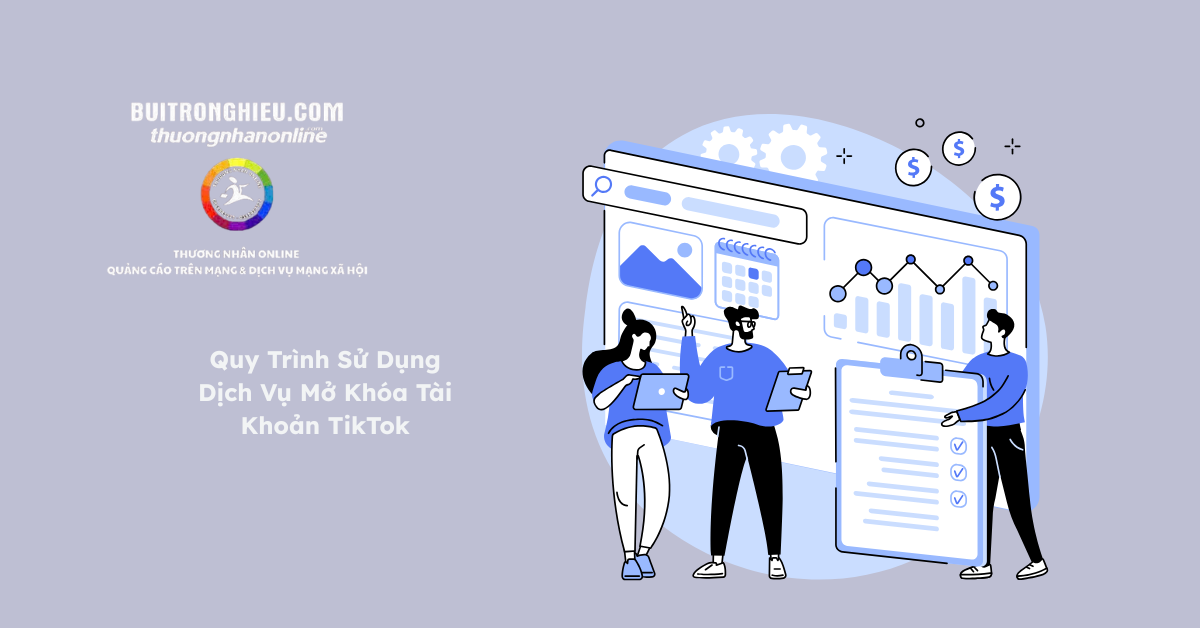 dịch vụ mở khóa tài khoản tiktok bị đình chỉ