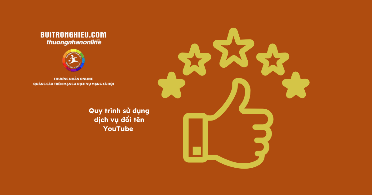 dịch vụ đổi tên youtube nhanh chóng