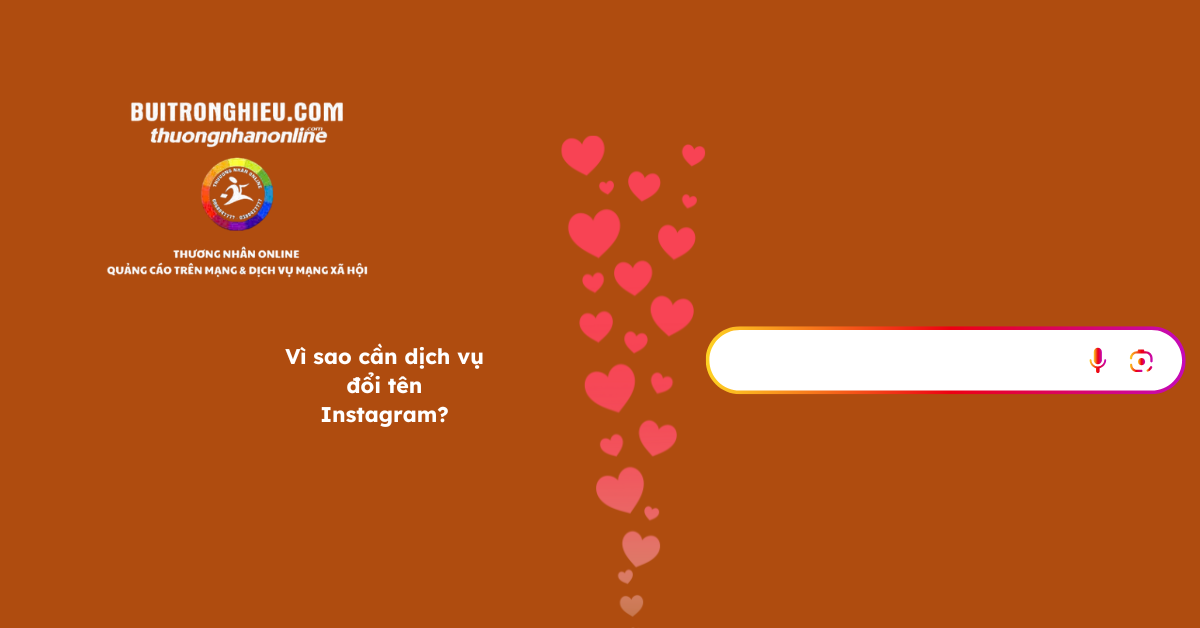 dịch vụ đổi tên instagram uy tín