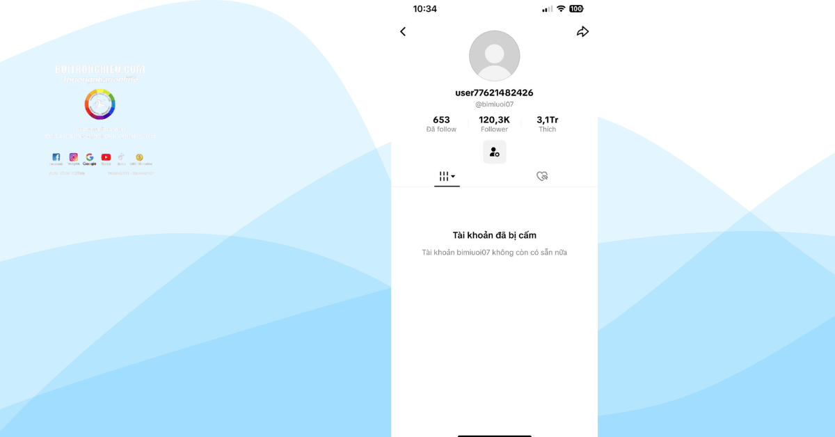 dịch vụ mở khóa tài khoản tiktok bị cấm