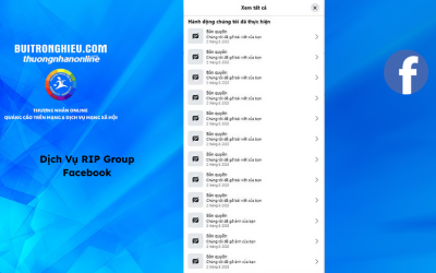 Dịch Vụ RIP Group Facebook Uy Tín – Xử Lý Nhanh