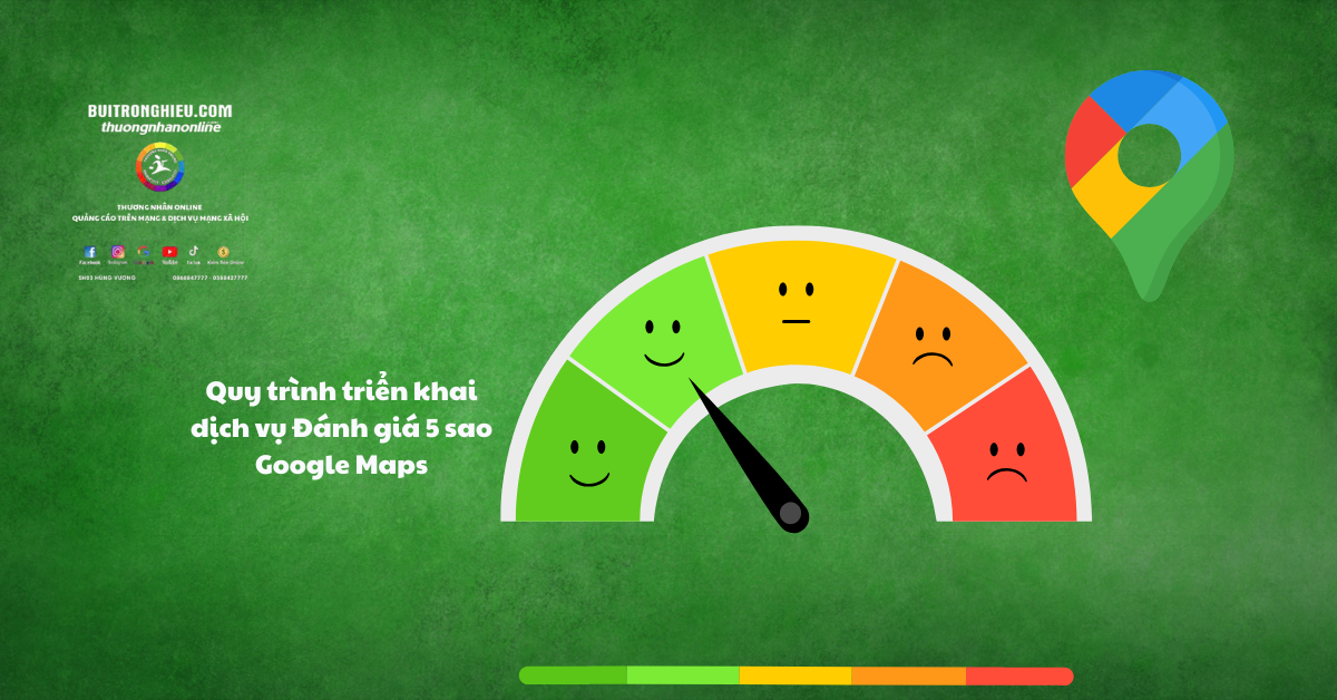 đánh giá 5 sao google maps uy tín