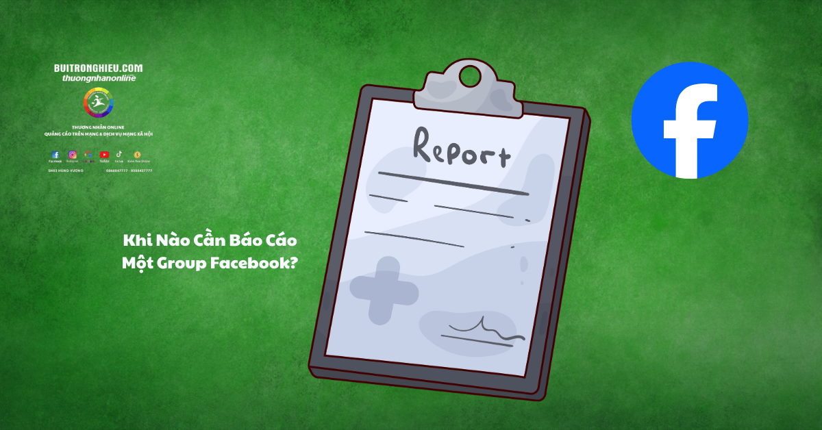 dịch vụ báo cáo group facebook uy tín