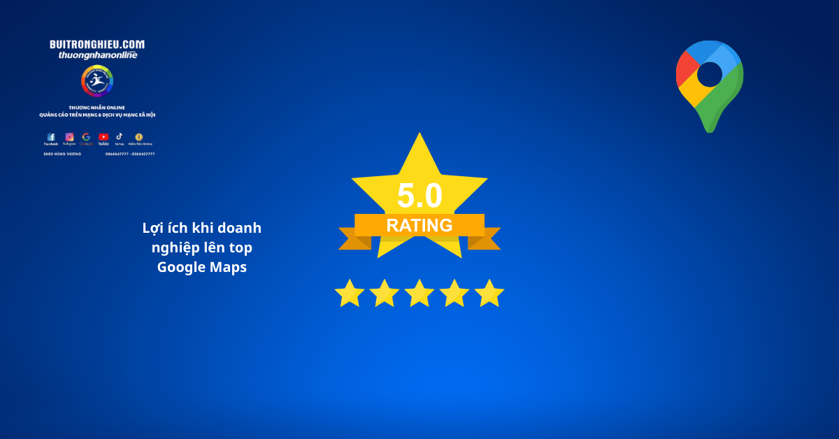 dịch vụ lên top google maps uy tín