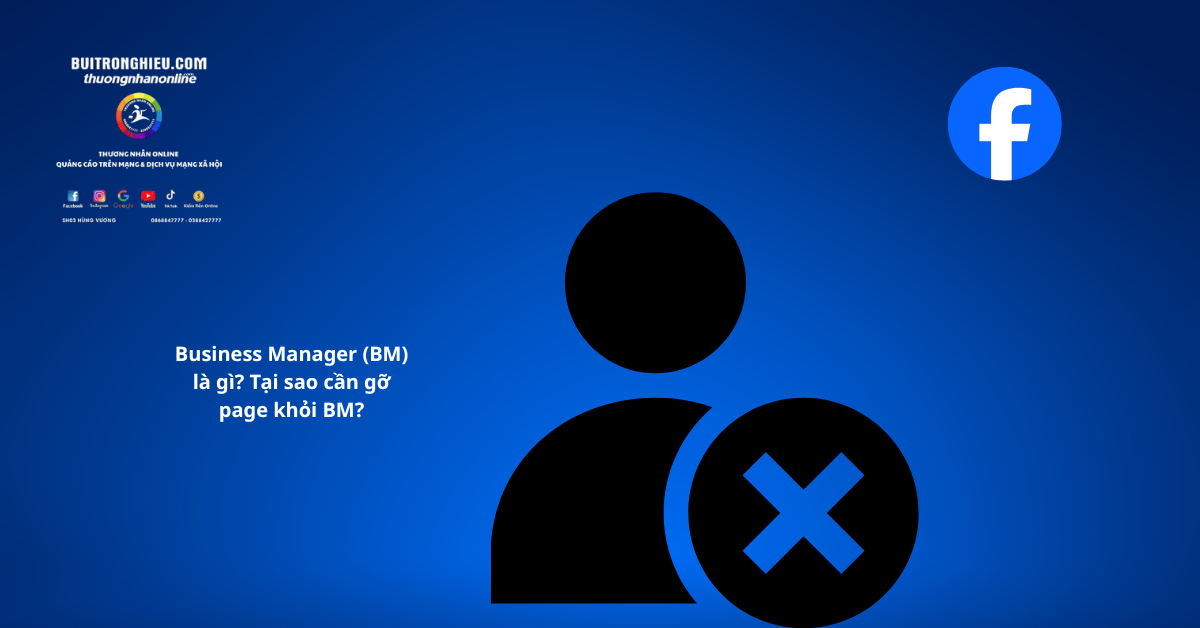 dịch vụ gỡ page khỏi business manager
