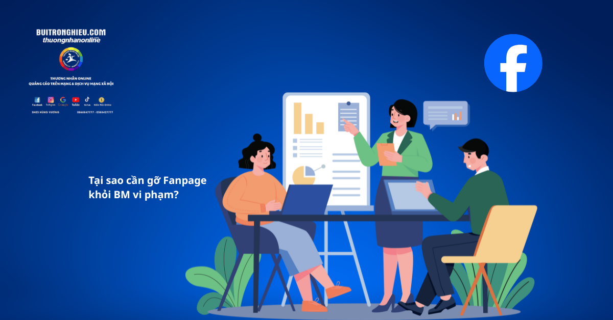 cách gỡ Fanpage khỏi Business manager vi phạm