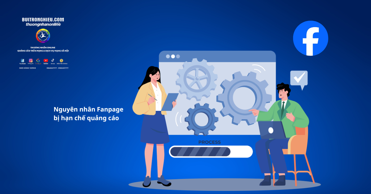 gỡ hạn chế quảng cáo Fanpage Facebook