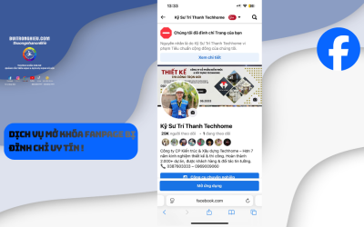 Dịch Vụ Mở Khóa Fanpage Bị Đình Chỉ Uy Tín !