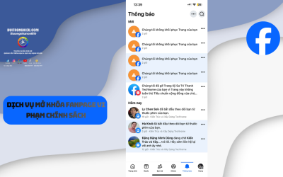 Dịch Vụ Mở Khóa Fanpage Vi Phạm Chính Sách Uy Tín, Nhanh Chóng