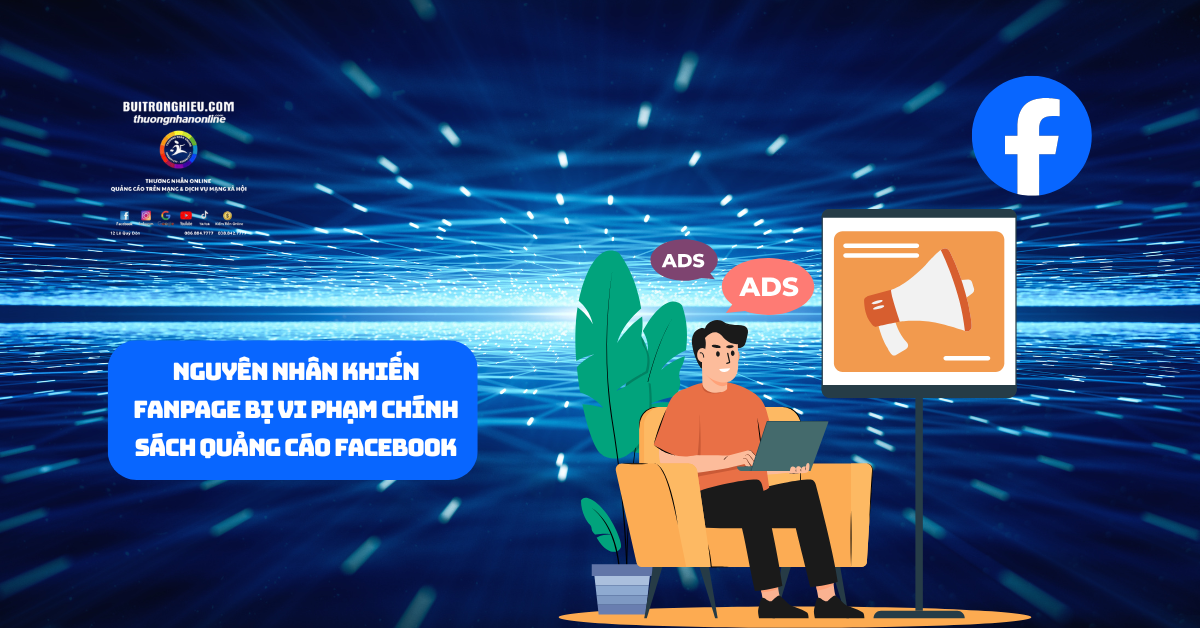 dịch vụ mở khóa fanpage vi phạm chính sách quảng cáo uy tín