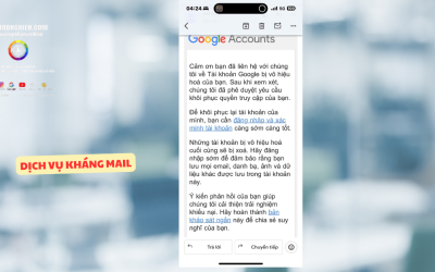 Dịch Vụ Kháng Mail – Khôi Phục Email Bị Khóa Nhanh Chóng