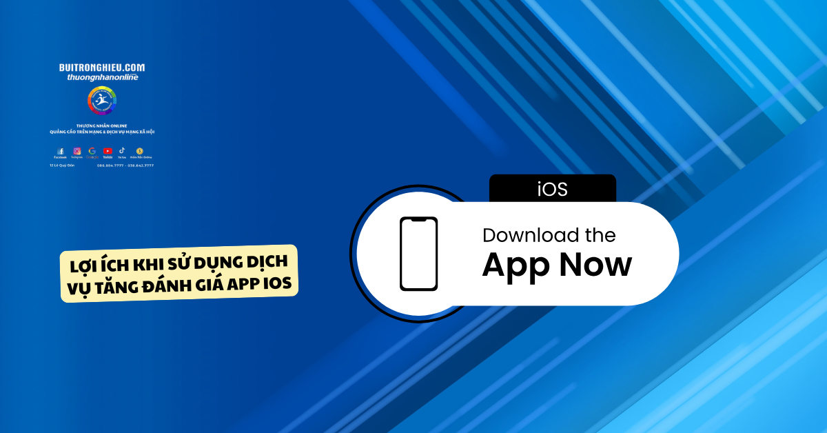 dịch vụ tăng đánh giá app ios