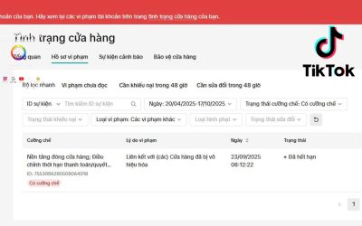 Dịch vụ mở khóa TikTok Shop bị vô hiệu hóa uy tín