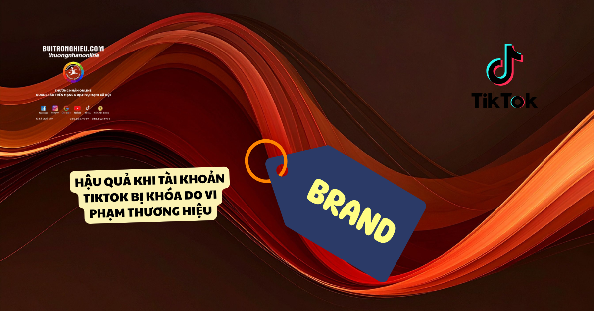 dịch vụ mở khóa tài khoản TikTok bị vi phạm thương hiệu an toàn