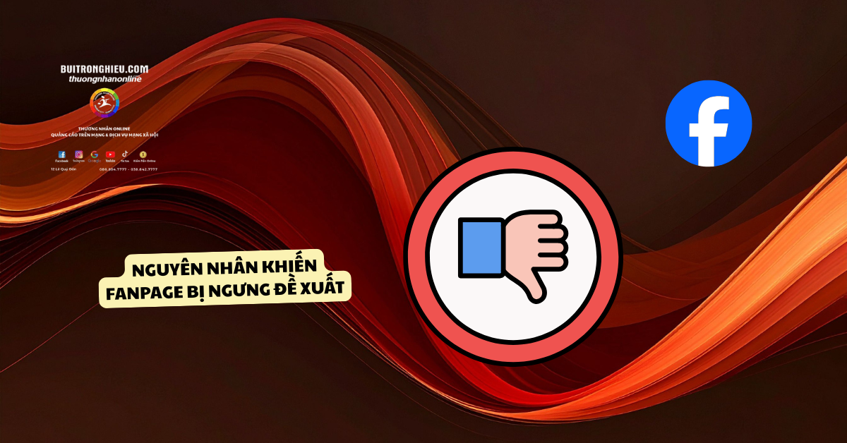 Dịch vụ mở khóa fanpage ngưng đề xuất