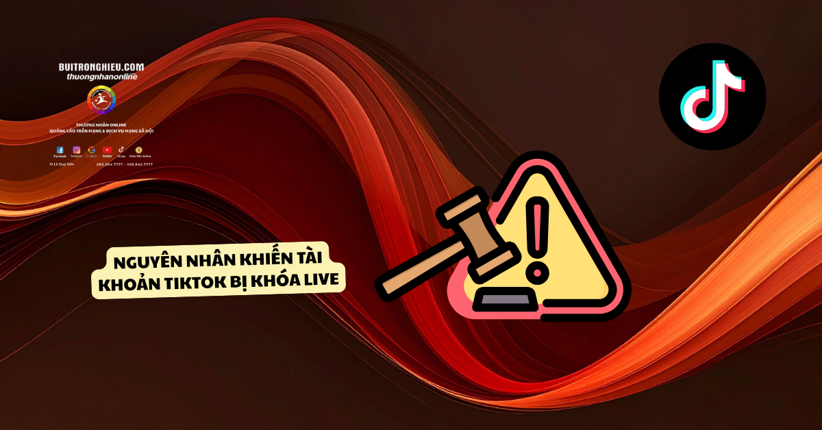 dịch vụ mở khóa live tiktok bị vi phạm uy tín