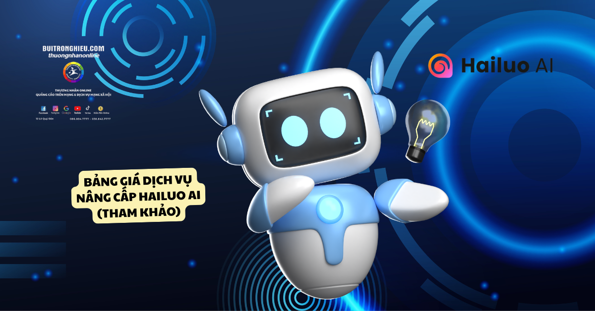 Dịch vụ nâng cấp tài khoản Hailuo AI uy tín
